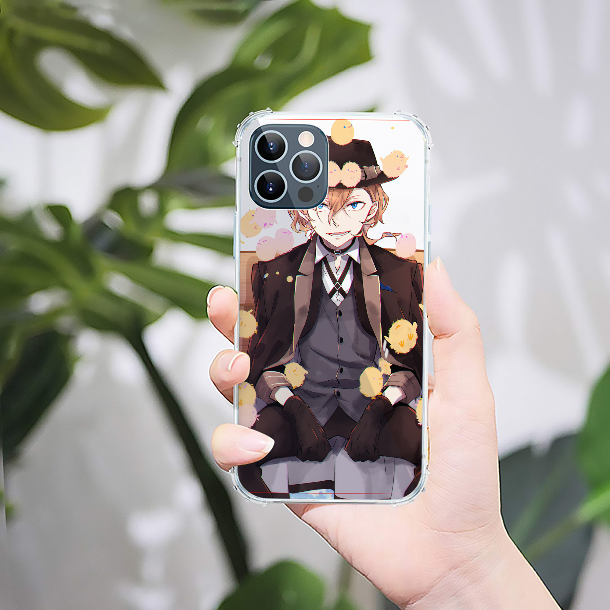 （画像用） 文豪ストレイドッグス Bungo Stray Dogs 【iPhone 12シリーズ対応】透明スマホケース（クリアソフトケース）
